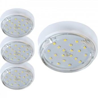 Накладной точечный светильник ECOLA GX53 5356 FW5356ECD белый Накладной точечный светильник ECOLA GX53 5356 FW5356ECD белый